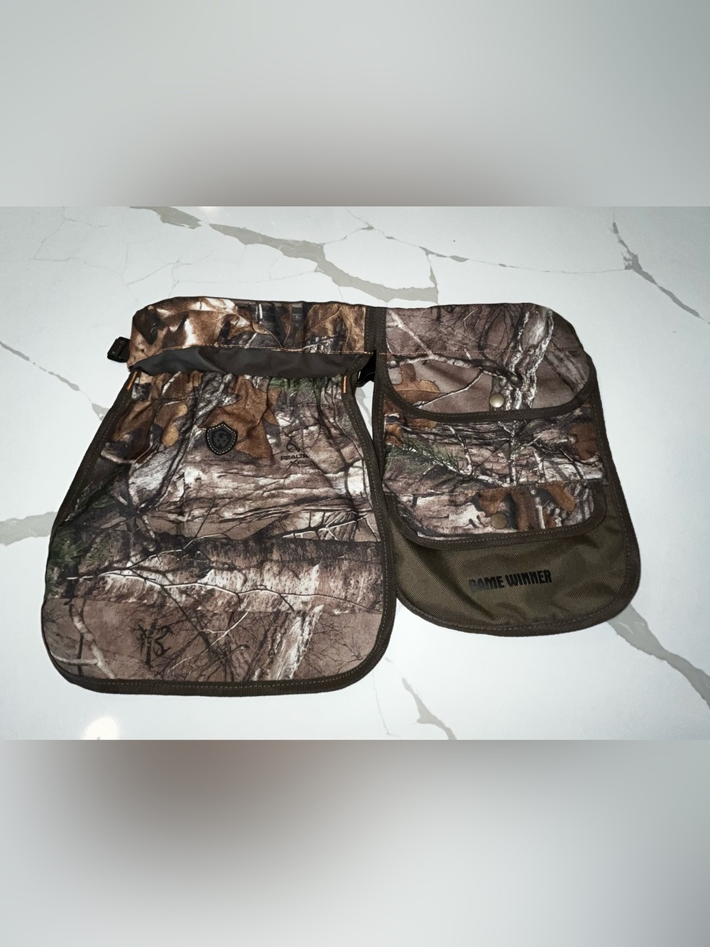 Game Winner: Realtree Camo 2 Pouch Multi Pocket Hunting Belt: up to 38” Waist